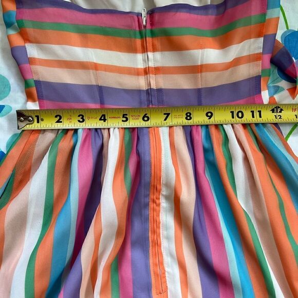 ModCloth Sherbet Stripe Halter Dress - Picture 11 of 12